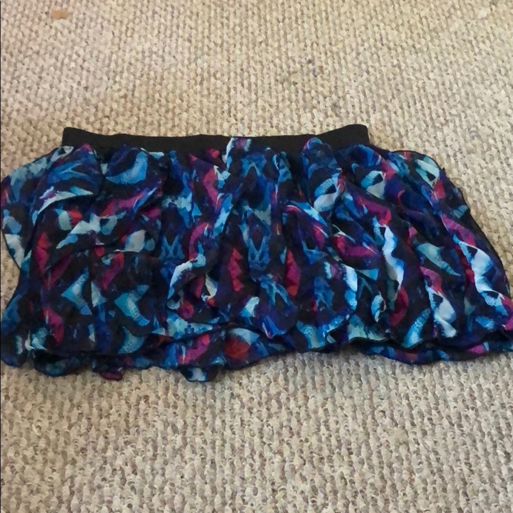Size XL flowy mini skirt from Charlotte Russe